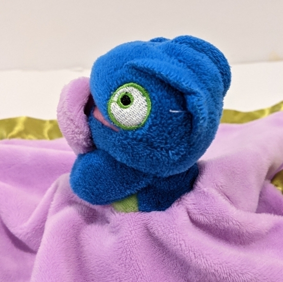 CLOUD b Chameleon lizard security blanket lovey - Picture 3 of 6